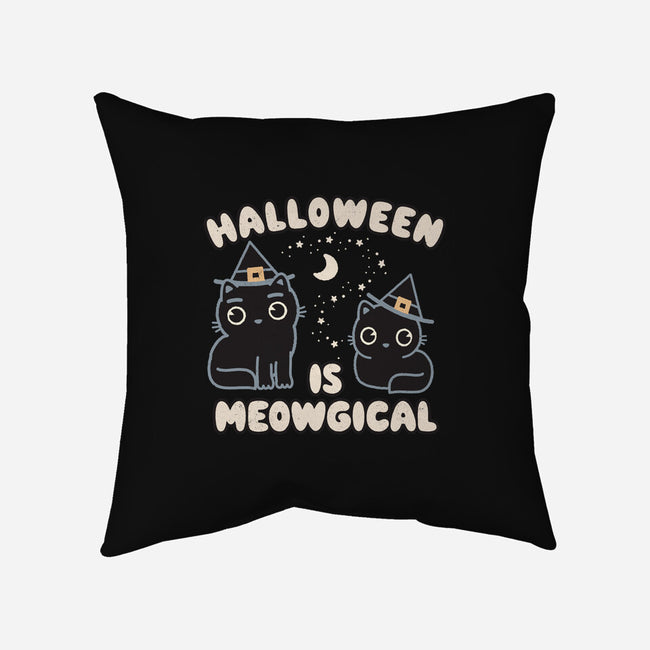 Halloween Is Meowgical-None-Non-Removable Cover w Insert-Throw Pillow-Weird & Punderful