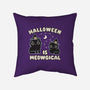 Halloween Is Meowgical-None-Non-Removable Cover w Insert-Throw Pillow-Weird & Punderful