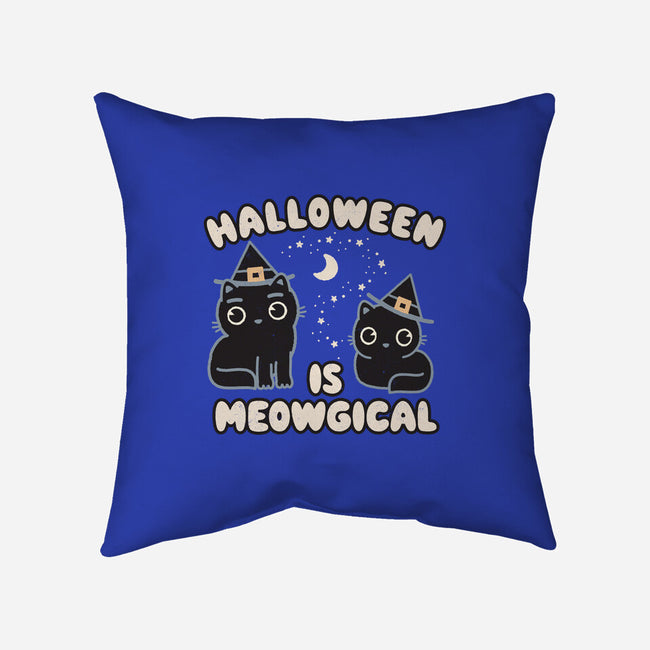 Halloween Is Meowgical-None-Non-Removable Cover w Insert-Throw Pillow-Weird & Punderful