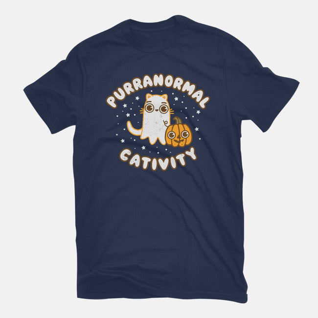 Some Purranormal Cativity-Unisex-Basic-Tee-Weird & Punderful