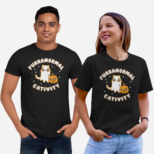 Some Purranormal Cativity-Unisex-Basic-Tee-Weird & Punderful