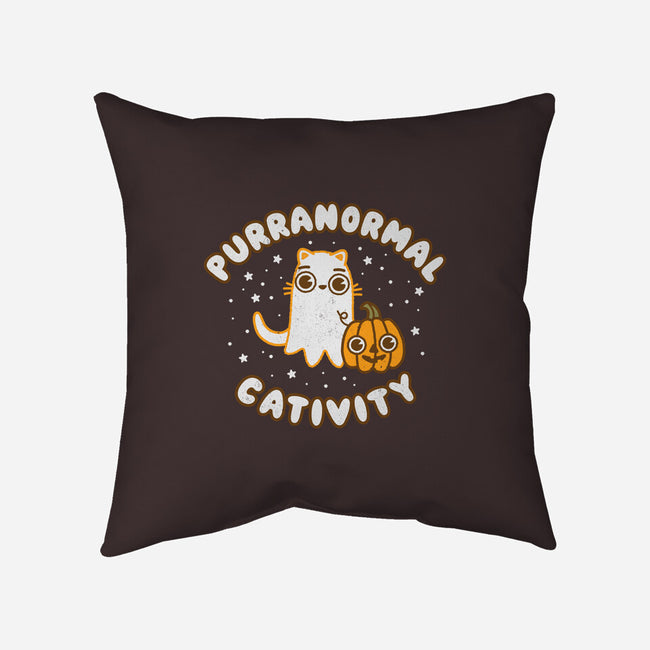 Some Purranormal Cativity-None-Removable Cover-Throw Pillow-Weird & Punderful