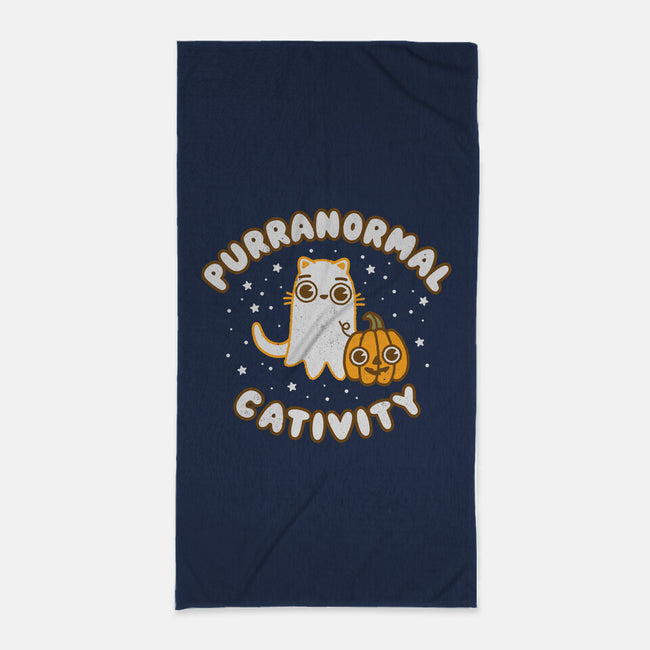 Some Purranormal Cativity-None-Beach-Towel-Weird & Punderful