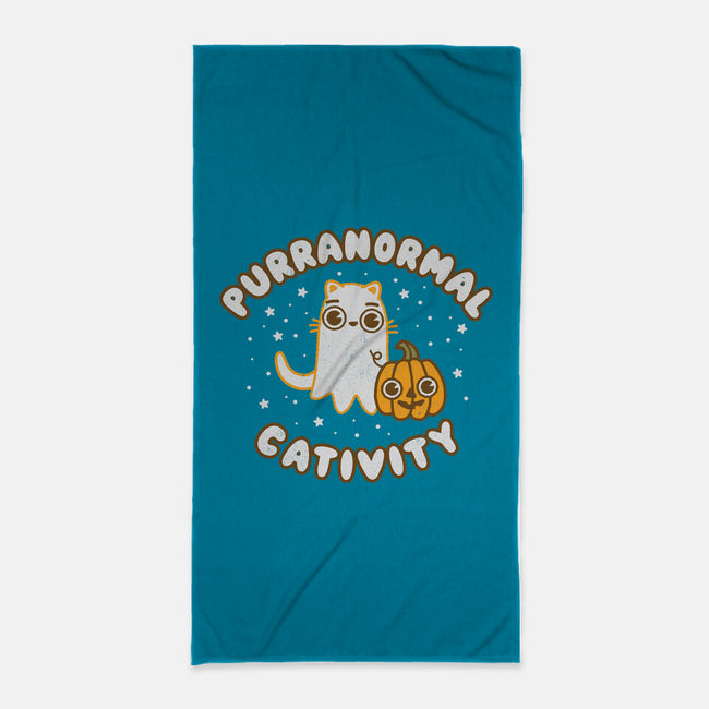 Some Purranormal Cativity-None-Beach-Towel-Weird & Punderful