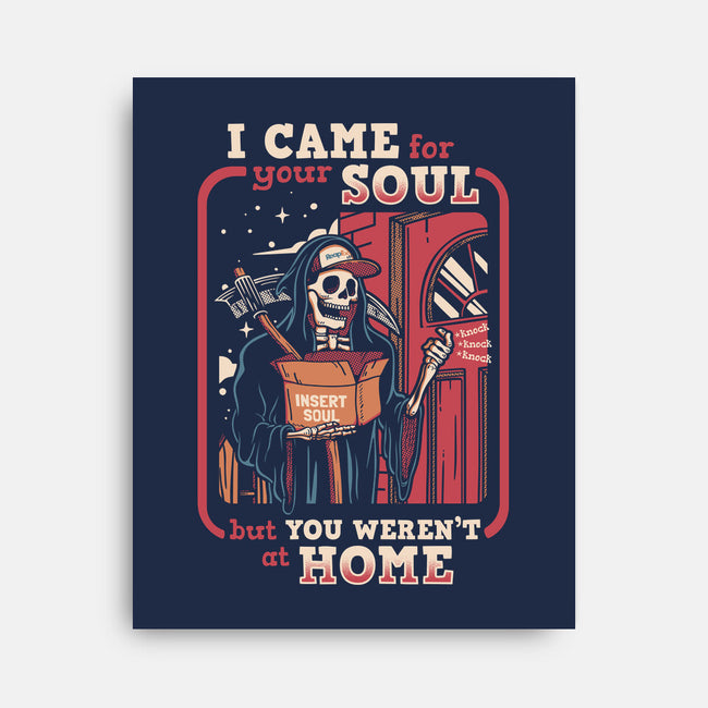 Grim Reaper At Home-None-Stretched-Canvas-Olipop