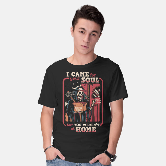 Grim Reaper At Home-Mens-Basic-Tee-Olipop