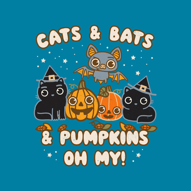 Cats Bats Pumpkins Oh My-None-Indoor-Rug-Weird & Punderful