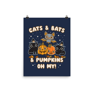 Cats Bats Pumpkins Oh My