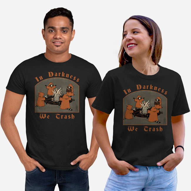 Summon The Trash Lord-Unisex-Basic-Tee-pigboom