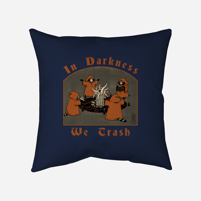 Summon The Trash Lord-None-Non-Removable Cover w Insert-Throw Pillow-pigboom