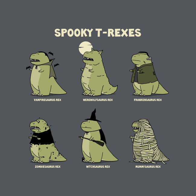 Spooky T-Rexes-Womens-Basic-Tee-pigboom