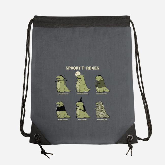 Spooky T-Rexes-None-Drawstring-Bag-pigboom