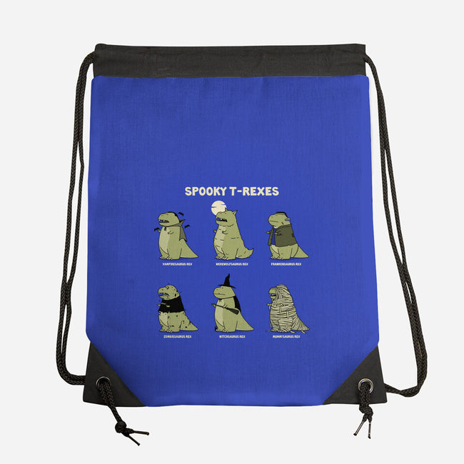 Spooky T-Rexes-None-Drawstring-Bag-pigboom