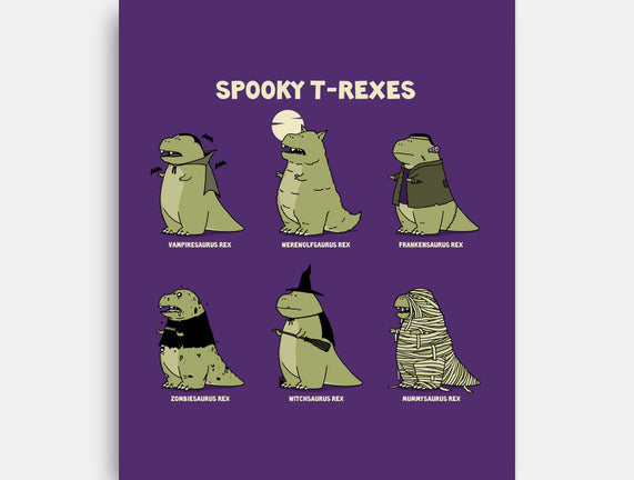 Spooky T-Rexes