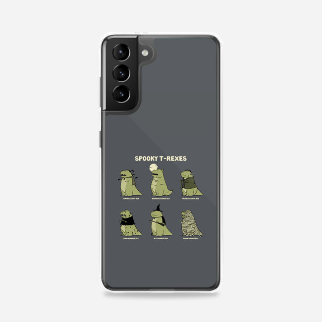 Spooky T-Rexes-Samsung-Snap-Phone Case-pigboom