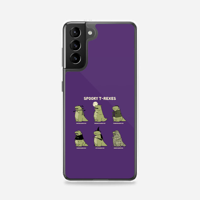 Spooky T-Rexes-Samsung-Snap-Phone Case-pigboom