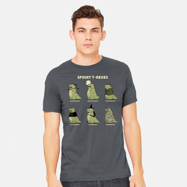 Spooky T-Rexes-Mens-Heavyweight-Tee-pigboom