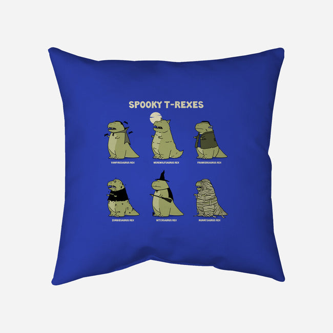 Spooky T-Rexes-None-Removable Cover w Insert-Throw Pillow-pigboom