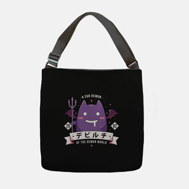 Small Demon-None-Adjustable Tote-Bag-Alundrart