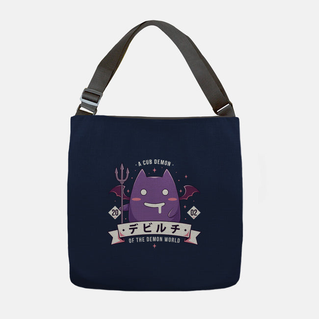 Small Demon-None-Adjustable Tote-Bag-Alundrart