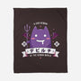 Small Demon-None-Fleece-Blanket-Alundrart