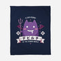 Small Demon-None-Fleece-Blanket-Alundrart