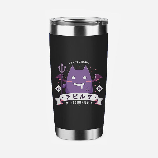 Small Demon-None-Stainless Steel Tumbler-Drinkware-Alundrart