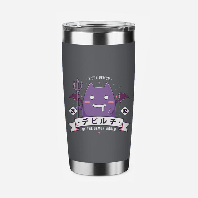 Small Demon-None-Stainless Steel Tumbler-Drinkware-Alundrart