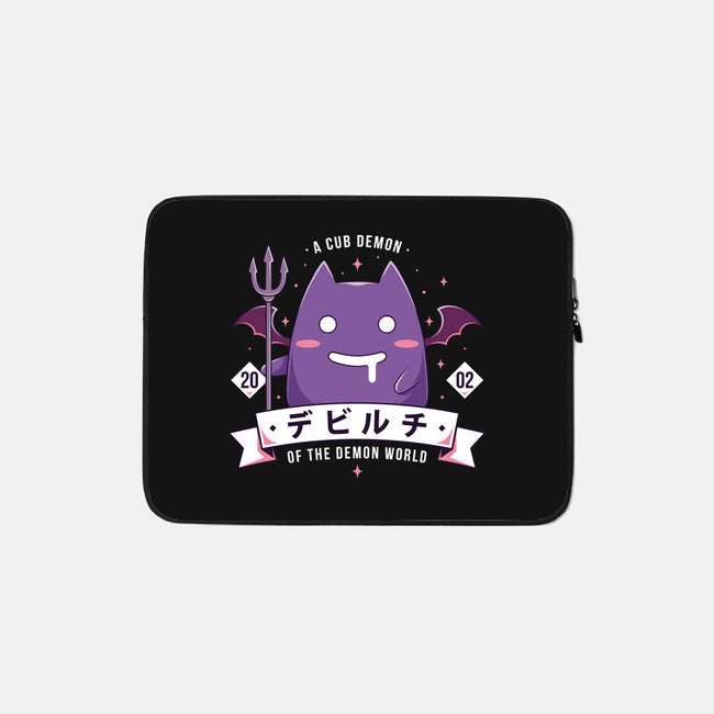 Small Demon-None-Zippered-Laptop Sleeve-Alundrart