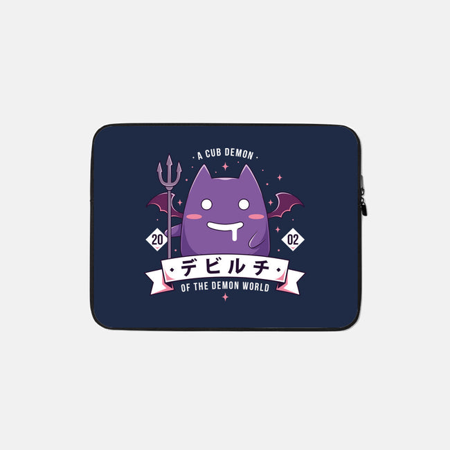 Small Demon-None-Zippered-Laptop Sleeve-Alundrart