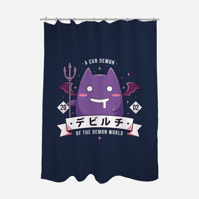 Small Demon-None-Polyester-Shower Curtain-Alundrart