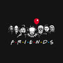 Horror Friends-Unisex-Basic-Tee-MaxoArt