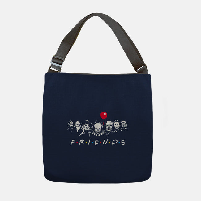 Horror Friends-None-Adjustable Tote-Bag-MaxoArt