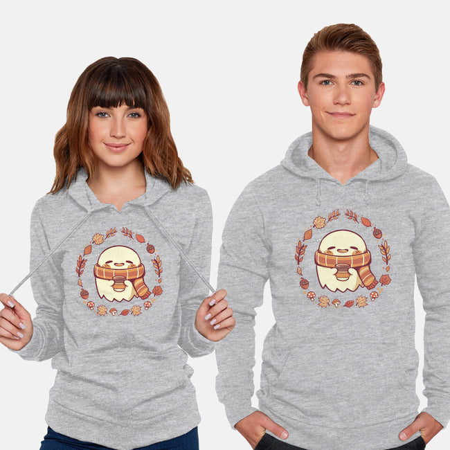 Ghostly Fall Vibes-Unisex-Pullover-Sweatshirt-TechraNova