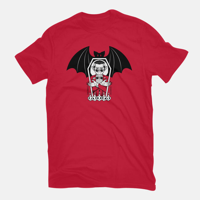 Vampire In Red Tux-Womens-Fitted-Tee-krisren28