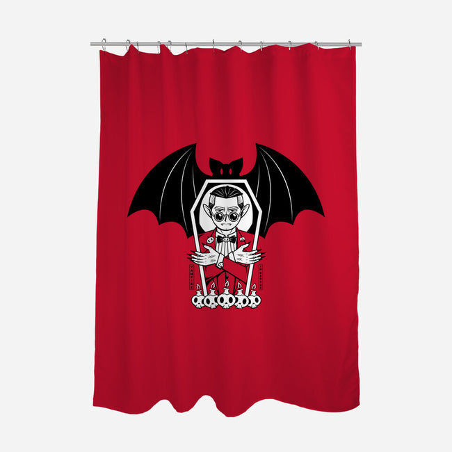 Vampire In Red Tux-None-Polyester-Shower Curtain-krisren28