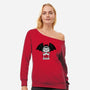 Vampire In Red Tux-Womens-Off Shoulder-Sweatshirt-krisren28