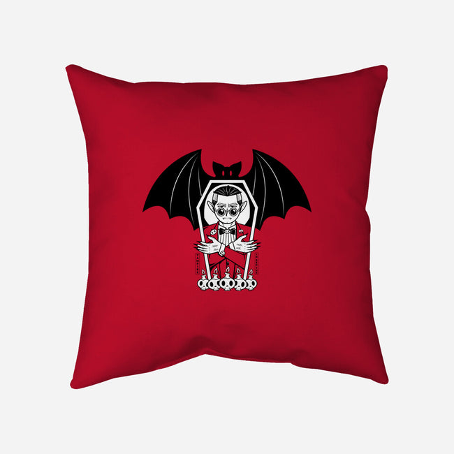 Vampire In Red Tux-None-Removable Cover-Throw Pillow-krisren28