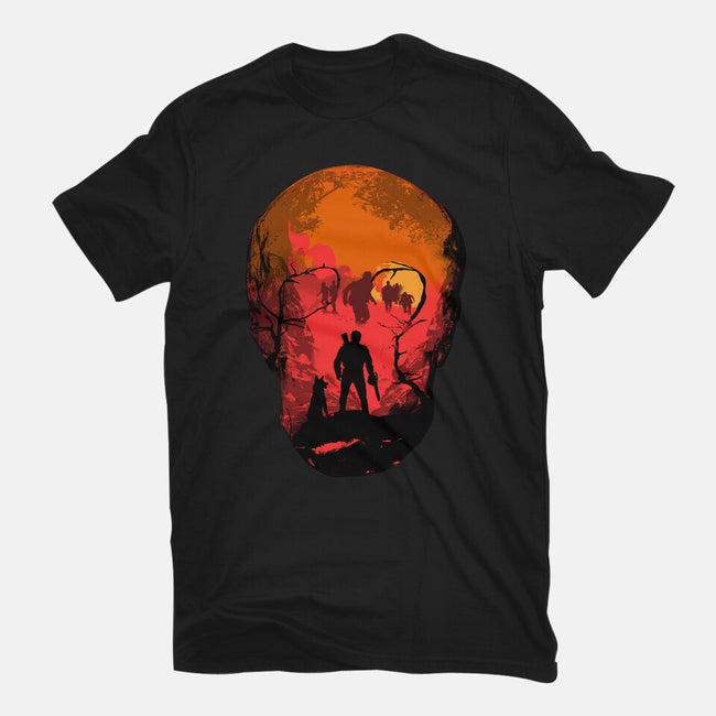 Evil Dead Fight-Womens-Basic-Tee-heydale