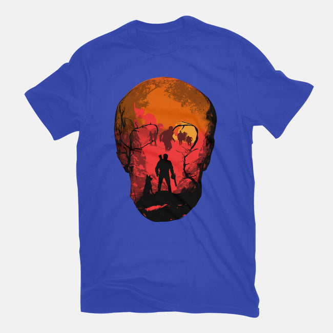 Evil Dead Fight-Womens-Fitted-Tee-heydale