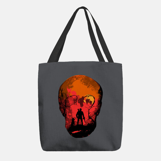 Evil Dead Fight-None-Basic Tote-Bag-heydale