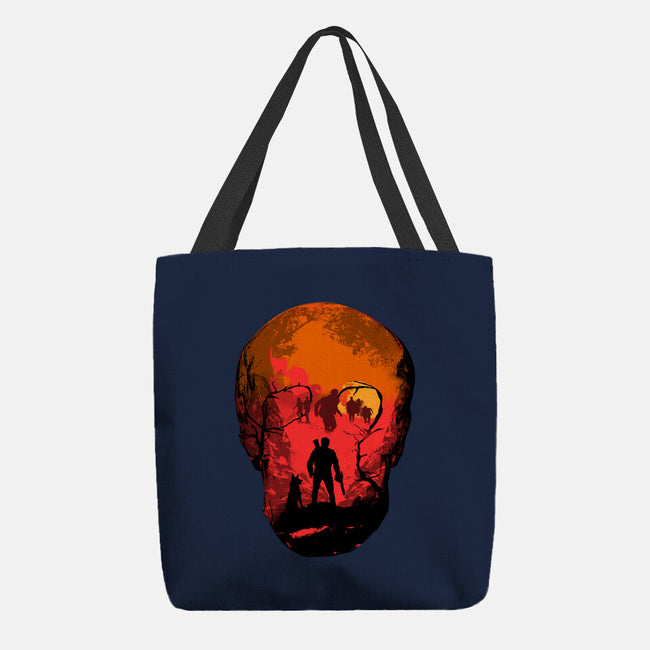 Evil Dead Fight-None-Basic Tote-Bag-heydale