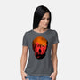 Evil Dead Fight-Womens-Basic-Tee-heydale