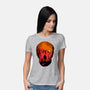 Evil Dead Fight-Womens-Basic-Tee-heydale