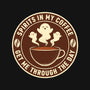 Spirits In My Coffee-None-Removable Cover w Insert-Throw Pillow-danielmorris1993