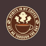 Spirits In My Coffee-None-Glossy-Sticker-danielmorris1993