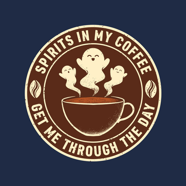 Spirits In My Coffee-Womens-V-Neck-Tee-danielmorris1993