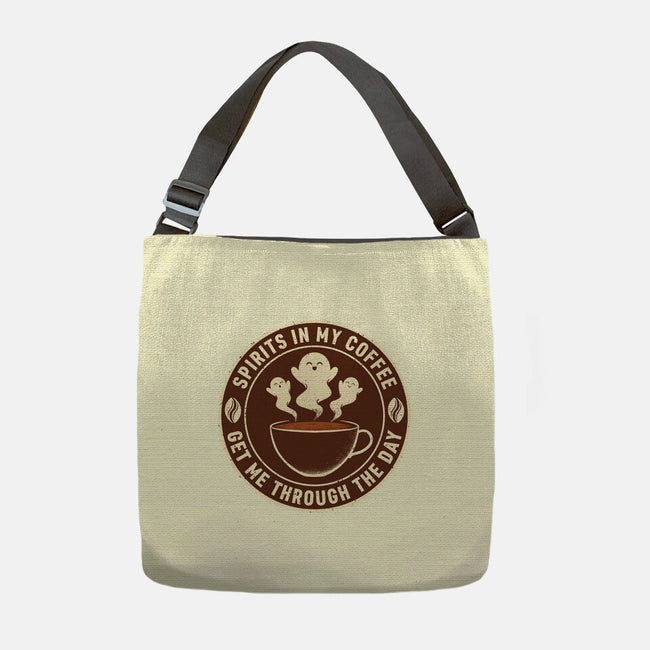 Spirits In My Coffee-None-Adjustable Tote-Bag-danielmorris1993