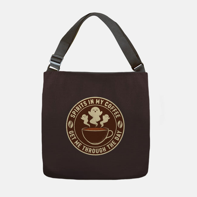 Spirits In My Coffee-None-Adjustable Tote-Bag-danielmorris1993