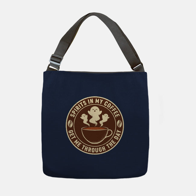 Spirits In My Coffee-None-Adjustable Tote-Bag-danielmorris1993